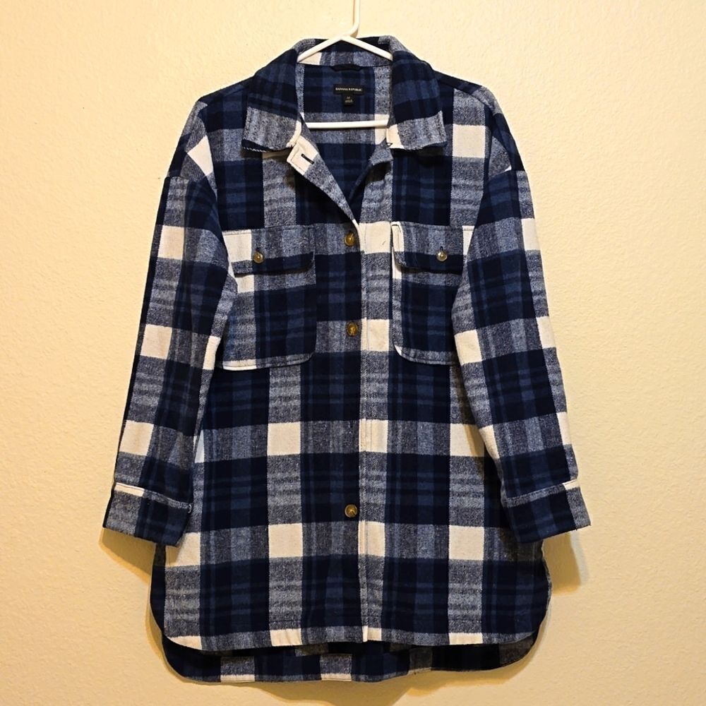 Banana Republic| plaid Chaquet M‎